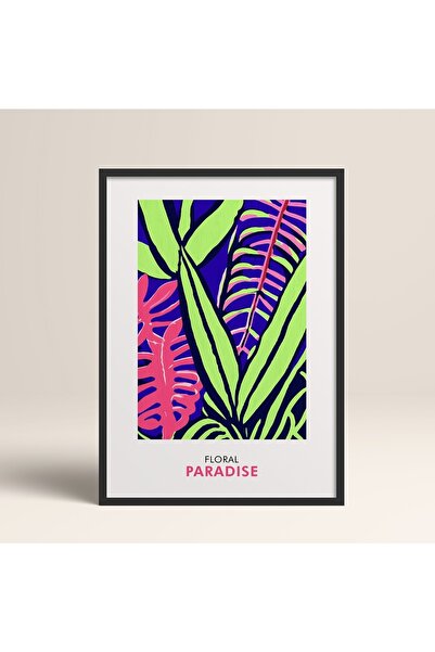 HOMEPACK Crna slika u drvenom okviru, uokviren poster, umetnički moderni zidn...