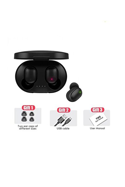 Genel Markalar Tws A6s Çift Mikrofonlu Kablosuz Bluetooth 5.0 Powerbankli Kul...