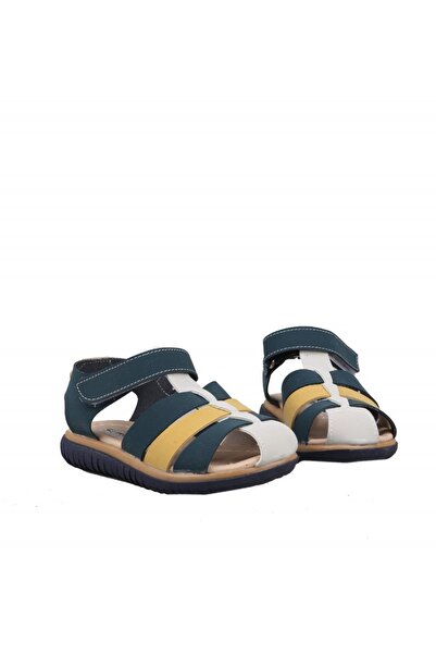 Şirin Bebe 231-85 Navy Blue Yellow Children's Sandals