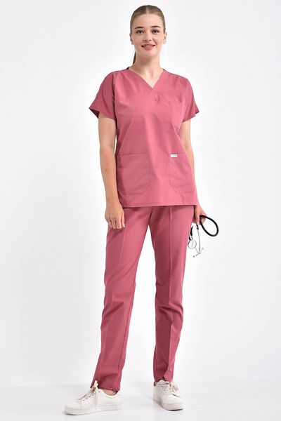 Owlet Medikal Set de uniforme pentru asistentă chirurgicală cu pulbere întunecată