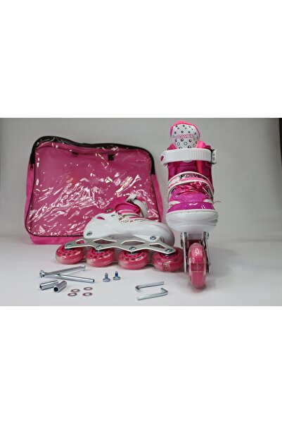 CANSPORT Paten Işıklı Ayarlanabilir Silikon Teker Çocuk Pateni