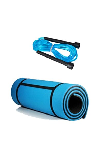 REDZEUS 10 Mm Mavi-siyah Çift Taraflı Yoga Matı Pilates Minderi Uyku Matı Ve ...