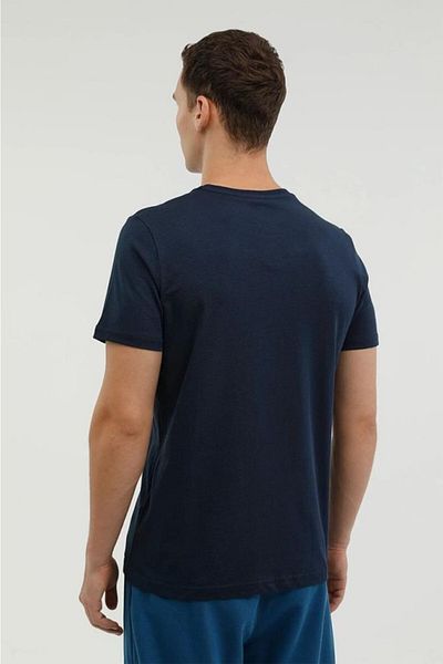 lumberjack Ανδρικό κοντομάνικο μπλουζάκι Basic C Neck Navy Blue M-ct102 101349560