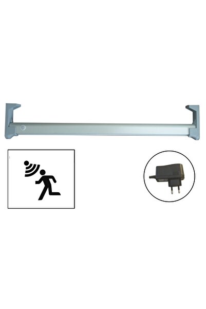 LED Işıklı Dolap İçi Askı Borusu (Adaptörlü) - SM-B14 (61-80cm - 6500Kelvin - Beyaz)