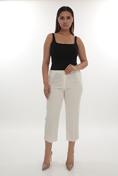 SORALLİNE Γυναικείο Παντελόνι 1664 Κρεμ Παντακούρ