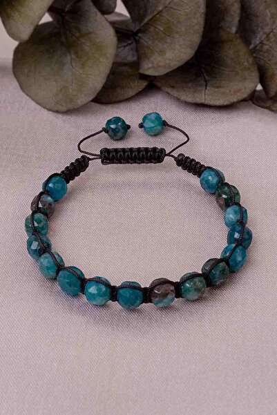 Dünya Doğal Taş Apatit Taşı Bileklik