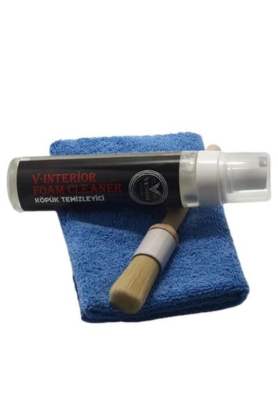 eryatex Genel Temizleyici Köpük 250ml & Detay Fırça & Mikrofiber Bez Araç Göğ...