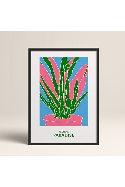 HOMEPACK Crna slika u drvenom okviru, uokviren poster, umetnički moderni zidn...