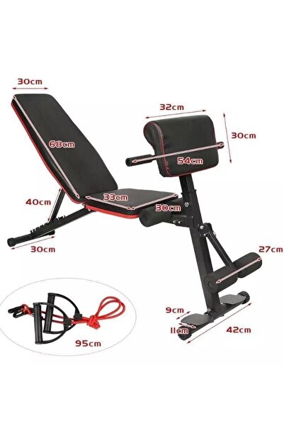 Leyaton Multiposition & Biceps Combo Bench - Sehpa