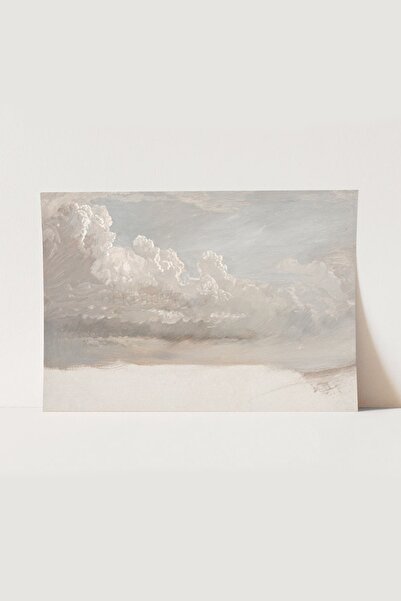 HOME DEKORİSTA Vintage Bulut Poster, Galeri Duvarı, Sanatsal Baskı