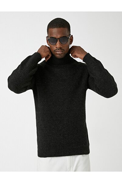 Koton Basic-Strickpullover mit Rollkragen