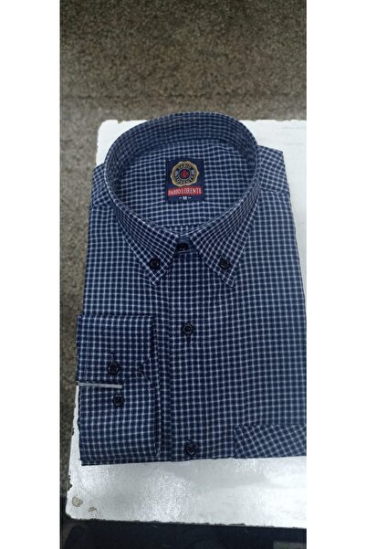 Nacar Baba Gömlek Cepli Klasik Kesim Pamuklu Yazlık Uzun Kollu