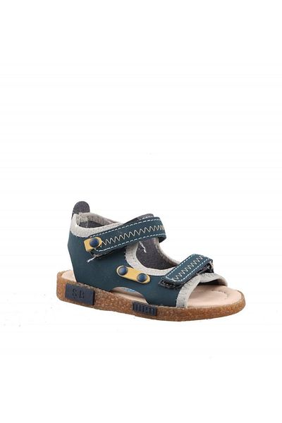 Şirin Bebe 231-106 Παιδικά σανδάλια Navy Blue Yellow