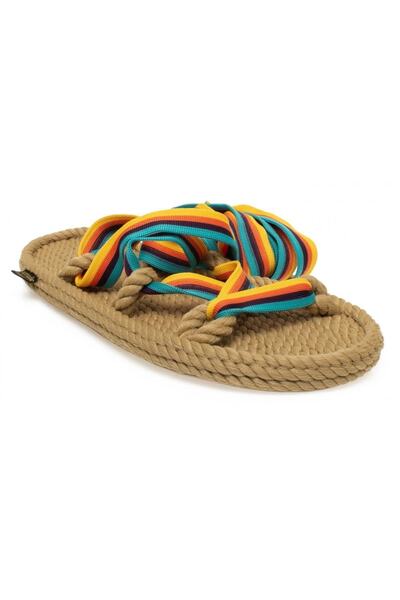 Nomadic Republic صندل نسائي سانتوريني Kt بيج