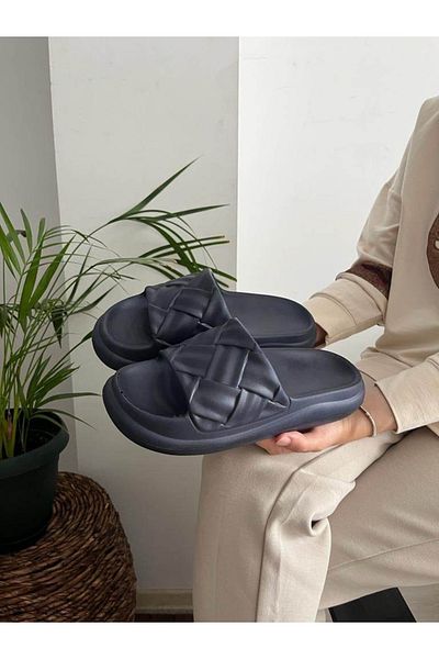 Behtah Kundura Unisex Slide Μαλακή χοντρή αντιολισθητική σόλα Soelite Beach Pool Garden Sea Daily Παντόφλες