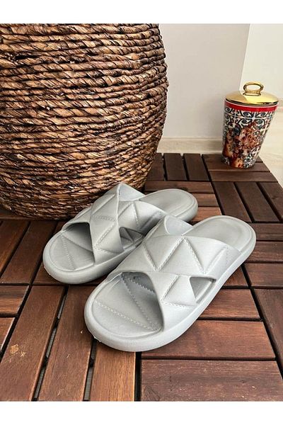 Behtah Kundura Ανδρική μόδα Cross Yeezy Slide Slippers Beach Pool Παραθαλάσσια Θάλασσα Νέα σεζόν