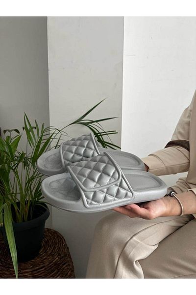 Behtah Kundura Ανδρικές μοδάτες καρό παντόφλες ολίσθησης Παραλία Πισίνα Παραθαλάσσια Θάλασσα Νέα σεζόν
