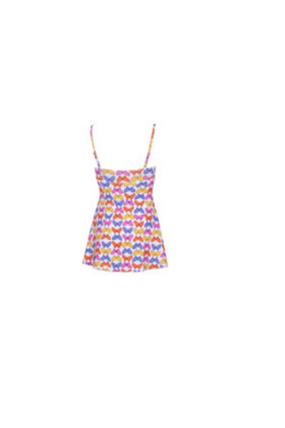 Kom Butterfly Patterned Girls' Dress Swimsuit