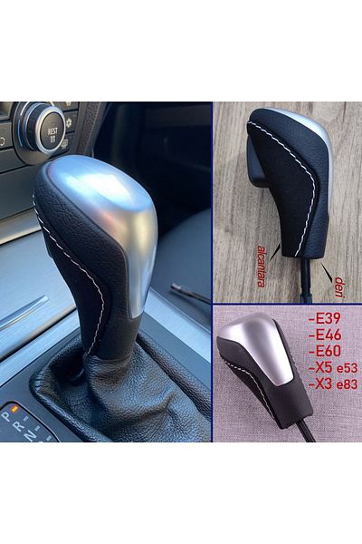 vagparts مقبض ناقل الحركة الأوتوماتيكي لسيارة Bmw X3 E83 - ملحق تقليم مقبض جلد نوبوك X3