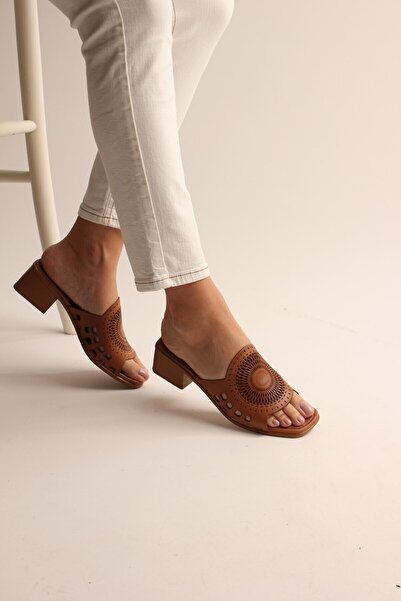 Maiss Shoes Deri Kadın Terlik
