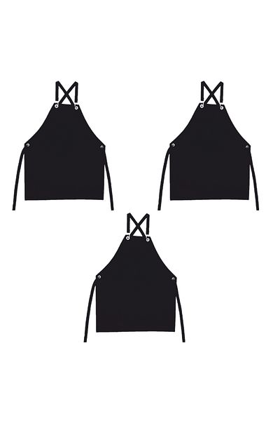 enmalife Black Combination Masterchef Apron