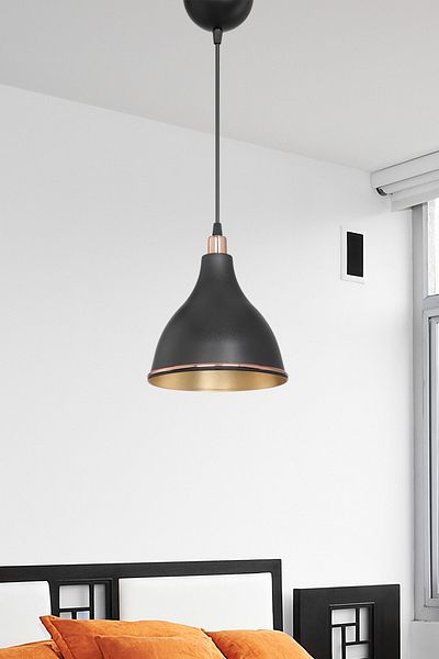AG LightDesign Black Pendant Lamp Chandelier Bedroom Living Room Kitchen Corridor Gold Inside Lamp