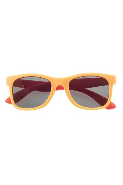 Focus On Polarized Kids Sunglasses| Matte Yellow Red| 2-7 Years| Light Flexible