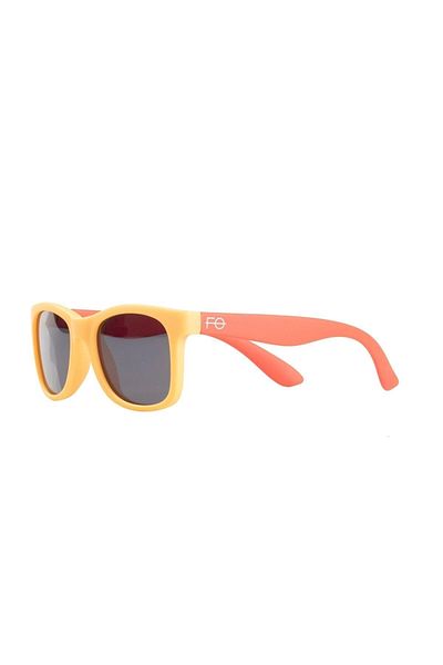 Focus On Polarized Kids Sunglasses| Matte Yellow Red| 2-7 Years| Light Flexible