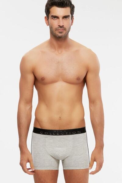 Kom Men's Gray Melange Compact Sport Axel 2-Pack Boxer