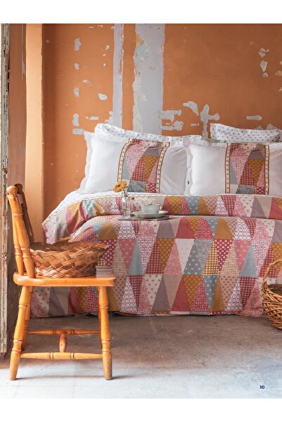 Apricitas HOME Mariel Terra Çift Kişilik %100 Pamuklu Nevresim Takımı