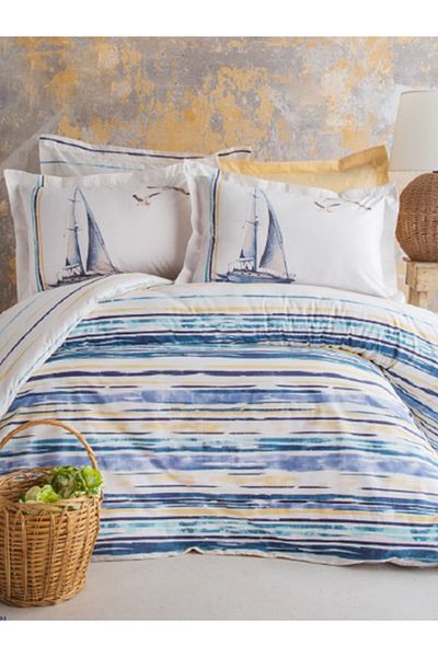 Apricitas HOME Set cuvertură dublu Marinero 100% bumbac