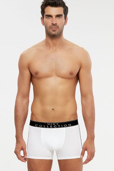 Kom Ανδρικό Λευκό Compact Axel Boxer 6 Τεμάχια