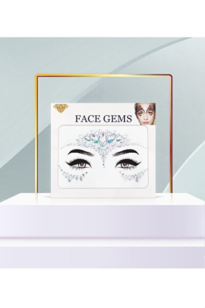 BP Tattoo Holografik Kristal Yüz Taşı Face Sticker