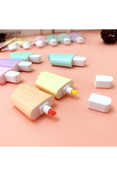 gebzeli Highlighter Set Ice Cream Set of 6