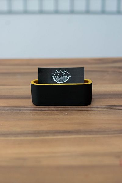 PAYATASARIM Бетонен офис комплект, държач за визитки