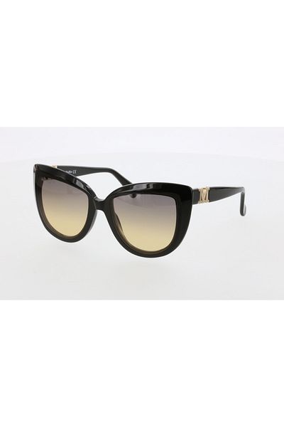 Maxmara Mm0029 56-18-140 Brown?Glass Women's Sunglasses| 2022 Season Black Framed