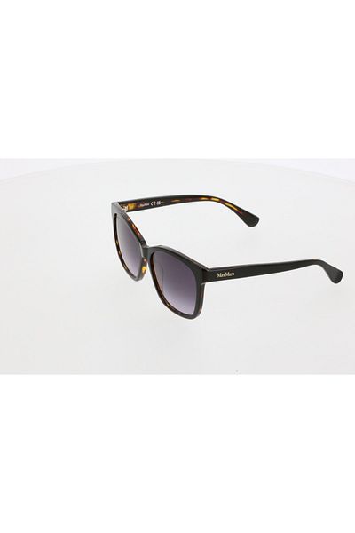Maxmara Mm0042 56-16-140 Smoked Glass Women's Sunglasses| 2023 Season Black Framed