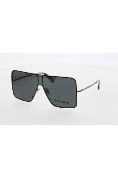Maxmara Mm0004 00-00-135 Smoked Glass Women's Sunglasses| 2022 Season Gun Framed