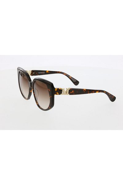 Maxmara Mm0013 58-17-140 Brown?Glassy Women's Sunglasses| 2022 Season Brown?Framed