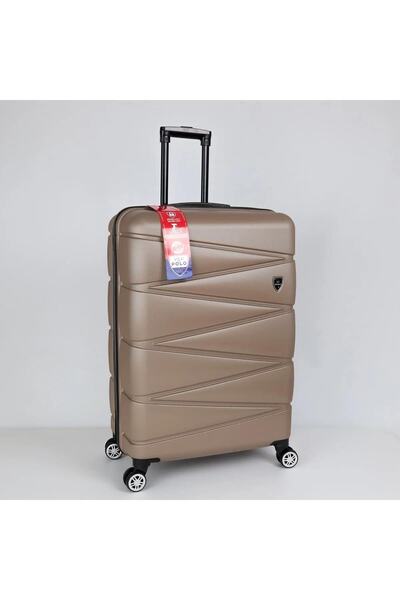 Celonia Yefa Dayanıklı Unisex 4 Tekerlekli Orta Boy Plastik Valiz