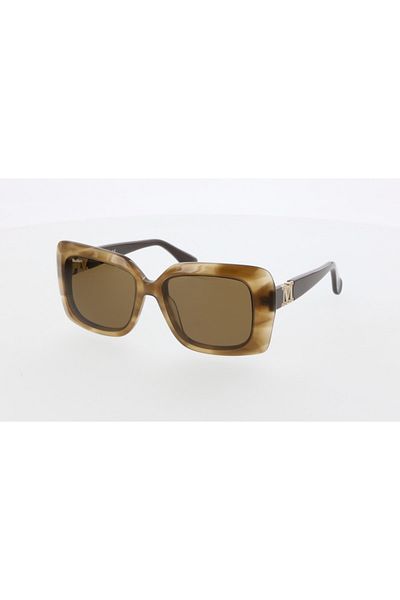 Maxmara Mm0030 54-16-140 Brown?Glassy Women's Sunglasses| 2022 Season Brown?Framed