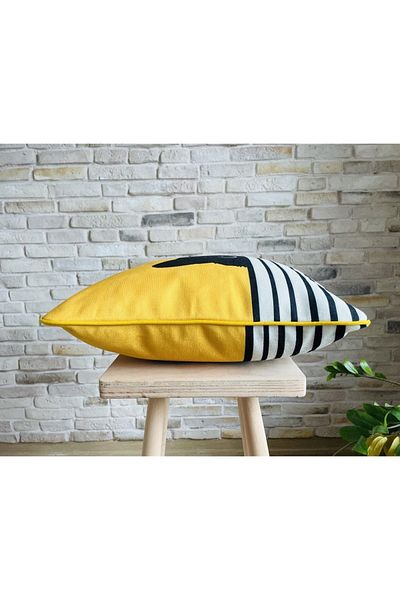 SWITA غطاء وسادة من القماش المحبوك بتصميم مخصص مزدوج الجوانب مقاس 43 × 43