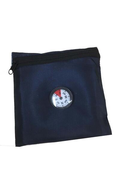 Sera Hediyelik Lacivert Pusulalı Seyahat Cep Seccadesi