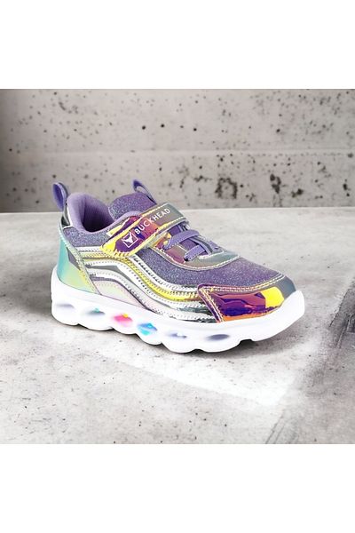 BUCKHEAD Lighted Girl's Orthopedic Sports Shoes, Very Light