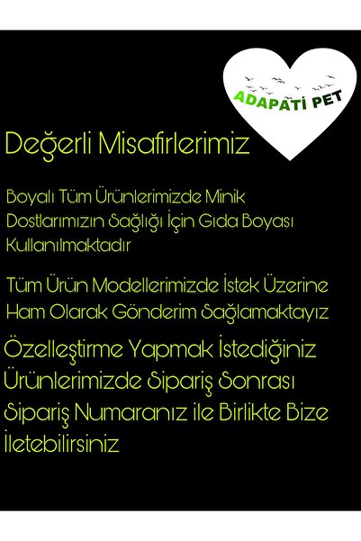 ADAPATİ PET Handmade Cage Top Large Size Bird Toy