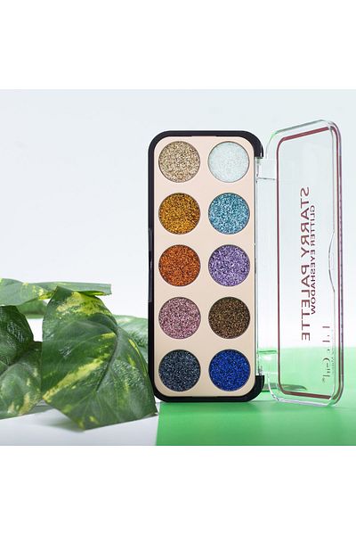 DoDo Girl Glitter Eyeshadow Palette of 10