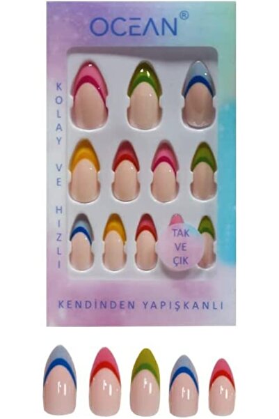Genel Markalar Takma Tırnak Tak Ve Çık Kendinden Yapışkanlı - 872
