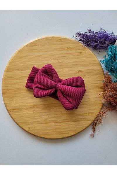 SeherBebeButik طفلة وطفلة القوس باندانا