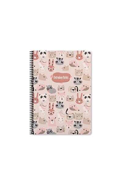 KESKİN COLOR Ленти 16x22 см, 80 листа, картонена корица, телбод, 60 грама, бе...