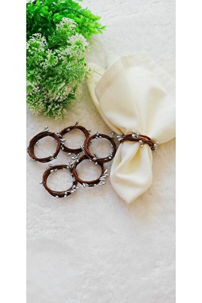 CWolf Δαχτυλίδια χαρτοπετσέτας Silver Bud, σετ 6 τεμαχίων